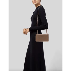 Cuyana Cappuccino Tan Convertible Crossbody Belt Bag Pebbled Leather